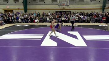 149 lbs, #12 Eleazar DeLuca, Rutgers vs. #9 Ryan Deakin, Northwestern