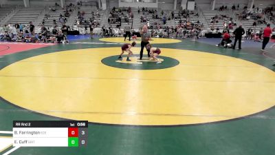 56 lbs Rr Rnd 2 - Brody Farrington, East Coast Elite vs Eddie Cuff, Grit Mat Club Blue