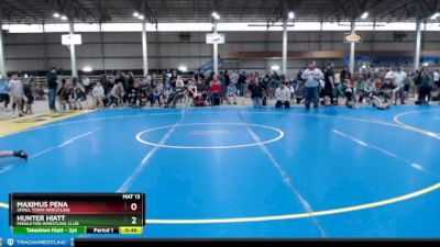 75+ Round 1 - Maximus Pena, Small Town Wrestling vs Hunter Hiatt, Middleton Wrestling Club