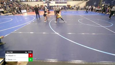 80 lbs Final - Nyjah Wood, Bentonville Wrestling Club vs Tajuan Davis, Team Tulsa Wrestling Club