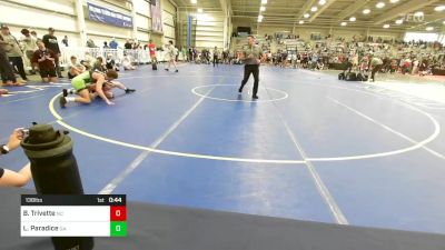 138 lbs Consi Of 8 #2 - Bray Trivette, NC vs Logan Paradice, GA