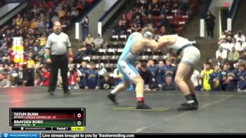 175 lbs Finals (8 Team) - Tatum Bunn, Detroit Catholic Central HS vs Brayden Bobo, Hartland HS