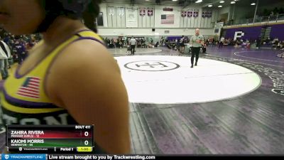 190 lbs Cons. Round 4 - Kaiomi Morris, Hermiston vs Zahira Rivera, Prosser (Girls)