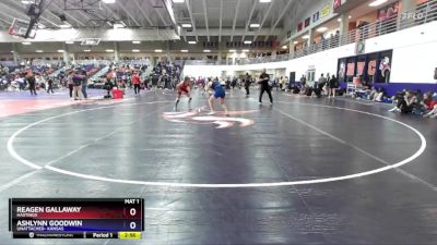 143 lbs Cons. Round 4 - Reagen Gallaway, Hastings vs Ashlynn Goodwin, Unattached- Kansas