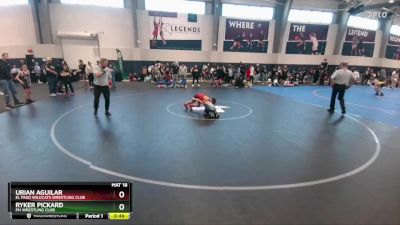 83 lbs Cons. Round 5 - Ryker Pickard, FM Wrestling Club vs Urian Aguilar, El Paso Wildcats Wrestling Club