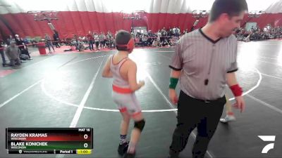 108 lbs Cons. Semi - Rayden Kramas, Wisconsin vs Blake Konichek, Wisconsin