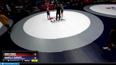 90 lbs Round 3 - Jessa Perez, Trifecta Wrestling vs Daniella Vazquez, Lion Of Judah Wrestling Academy