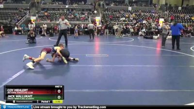 90 lbs Cons. Round 5 - Coy Mehlert, Big Game Wrestling Club vs Jack Wallukait, Ubasa Wrestling Academy