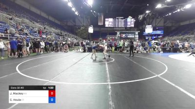 126 lbs Cons 32 #2 - Jaxon Mackey, Nevada vs Colby Houle, Connecticut