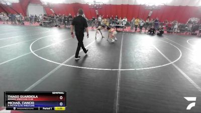 110 lbs Semifinal - Thiago Guardiola, Ringers Wrestling Club vs Michael Ciancio, X-Factor Elite Wrestling