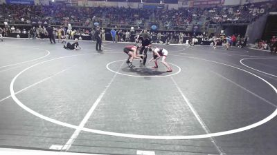 110 lbs Consi Of 8 #2 - Garrett Gant, Hinton Blackhawks vs Carson Owens, Stl Warriors