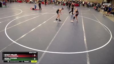 130 lbs Champ. Round 1 - Noah Cocker, Minnesota vs Wyatt Miller, New Prague Wrestling