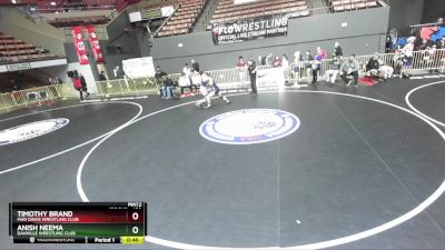 150 lbs Cons. Round 6 - Timothy Brand, Mad Dawg Wrestling Club vs Anish Neema, Danville Wrestling Club