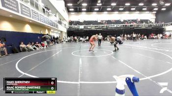 165 lbs 3rd Place Match - Maks Sherstnev, Unattached vs Isaac Romero-Martinez, Modesto Junior College