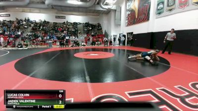 126 lbs Cons. Round 2 - Jaiden Valentine, Northfield vs Lucas Colvin, Mountain Vista