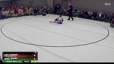 128 lbs Round 6 (8 Team) - Lacy Lemburg, Nebraska Blue vs Lacey Gilbert, Kentucky