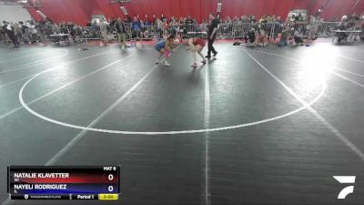 122 lbs Quarterfinal - Natalie Klavetter, WI vs Nayeli Rodriguez, IL