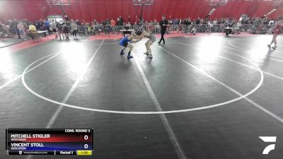152 lbs Cons. Round 2 - Mitchell Stigler, Wisconsin vs Vincent Stoll, Wisconsin