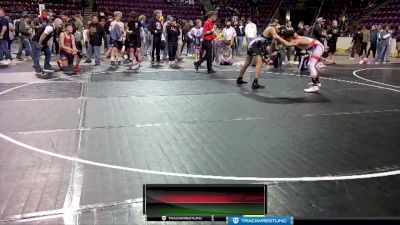 165 lbs Cons. Semi - Ezekiel Quintero, Team Pueblo Wrestling vs Ervin Hoffschneider, Bear Cave Wrestling Club