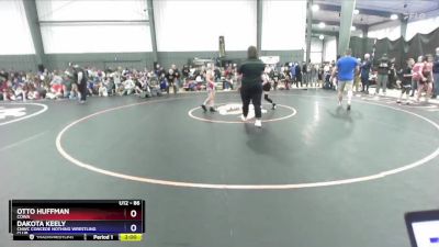 86 lbs Cons. Round 3 - Dakota Keely, CNWC Concede Nothing Wrestling Club vs Otto Huffman, COWA