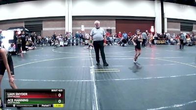 75 lbs Cons. Round 1 - Liam Snyder, Unattached vs Ace Manning, Unattached