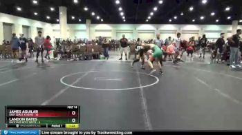 120 lbs Round 2 (8 Team) - Landon Bates, Backyard Boyz White vs James Aguilar, East Coast Xtreme