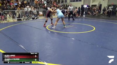 135 lbs Cons. Round 2 - Isabella Olmos, Mayfair vs Alex Lopez, Downey