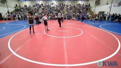 96 lbs Round Of 16 - Michkel (Prince) Cain, R.A.W. vs Ben Brady, Verdigris Youth Wrestling