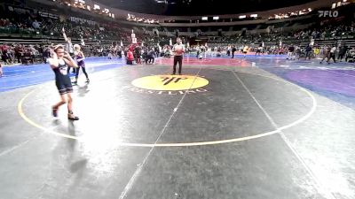 75 lbs Quarterfinal - Dylan Poulsen, Nhwc vs Luke Longo, Clearview