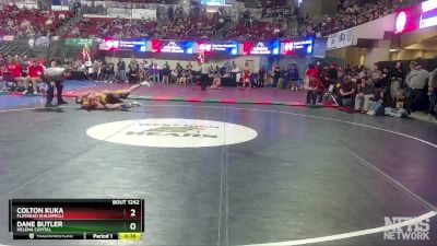 AA - 160 lbs Cons. Round 2 - Dane Butler, Helena Capital vs Colton Kuka, Flathead (Kalispell)