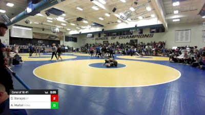 109 lbs Consi Of 16 #1 - Diego Barajas, St. Francis vs Alex Mallot, Ponderosa