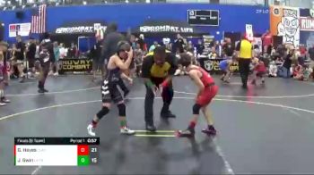 65 lbs Finals (8 Team) - Jacob Gwin, Untouchables Black vs Gabriel Hayes, Combative Sports Athletic Center