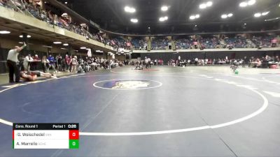 126 lbs Cons. Round 1 - Gabriel Weischedel, Vandalia vs Aiden Marrello, Wauconda