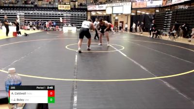 285 lbs Quarterfinal - Jake Boley, Nebraska-Kearney vs Anthony Caldwell, Fort Hays State University