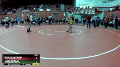 90 lbs Cons. Round 4 - Jacob Binegar, Decatur Wrestling Club vs Wesley Dickason, Mater Dei Wrestling Club