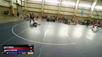 53 lbs Quarterfinal - Jag O`Brien, UT vs Joshua Sawyer, WA