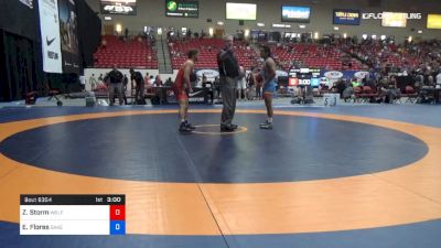 57 kg Cons 32 #2 - Zurich Storm, Wolfpack Wrestling Club vs Eddie Flores, Bakersfield RTC