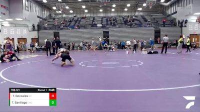 109-121 lbs Semifinal - Todd Gonzales, Bulldog Premier vs Tyler Santiago, Chesterton Wrestling Club