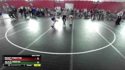 102-107 lbs Round 2 - Wyatt Forsythe, Wisconsin vs Silous DeBruin, Wisconsin