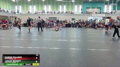 150 lbs Round 2 (4 Team) - Carson Bennett, Charlotte Vikings vs Zander Stillgess, Gator Dawgs