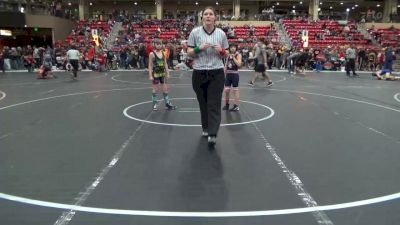 88 lbs Cons. Round 2 - Cameron Schraeder, Dodge City Wrestling Academy vs Jace Lewis, Trailblazer Wrestling Club