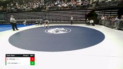 113 lbs Cons. Semi - Dagen Lamano, Layton vs Keagan Pitcher, Westlake