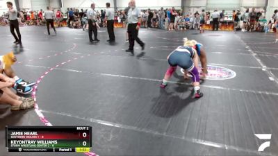 106 lbs Round 1 (4 Team) - Jamie Hearl, Southern Wolves 1 vs Keyontray Williams, Storm Wrestling Center 2