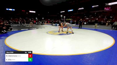 131 lbs Round Of 32 - Maci Stemmons, Monte Vista (Danville) vs Addison Ellis, Orange Vista