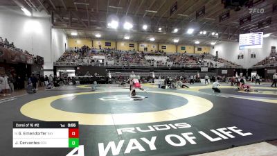 150 lbs Consi Of 16 #2 - George Emendorfer, Baylor School vs Joshua Cervantes, Cornerstone Christian School