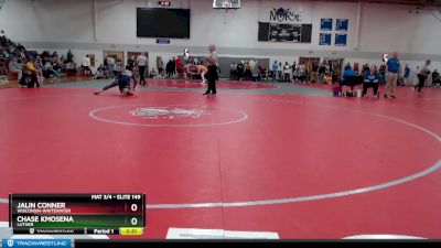 Elite 149 lbs Cons. Round 4 - Jalin Conner, Wisconsin-Whitewater vs Chase Kmosena, Luther