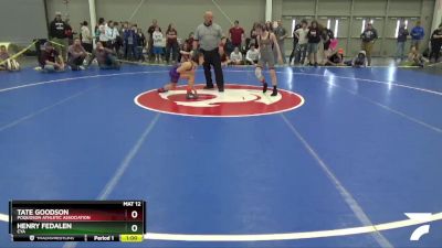 78 lbs Cons. Semi - Tate Goodson, Poquoson Athletic Association vs Henry Fedalen, CYA