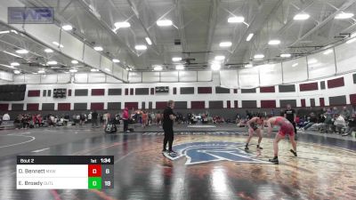 126 lbs Rr Rnd 1 - Dylan Bennett, MXW vs Elijah Broady, Outlaws HS1