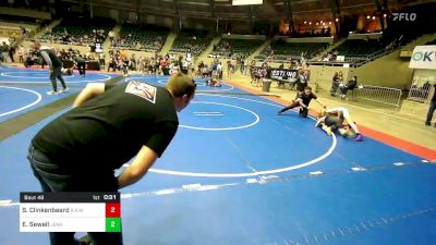 110 lbs Consolation - Sebastian Clinkenbeard, R.A.W. vs Emery Sewell, Jenks Trojan Wrestling Club