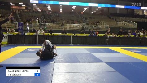 DANIEL JAENISCH LOPES vs TYLER B WEAVER 2024 Pan Jiu Jitsu IBJJF Championship